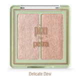Glow-y Gossamer Duos Powder Highlighter in Delicate Dew view 2 of 3