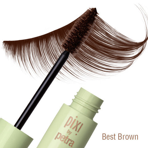 Large Lash Volumizing and Lengthening Mascara in Best Brown Swatch view 10